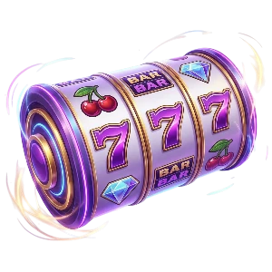 Promotional online casino scene for Casino Purple players in the United Kingdom