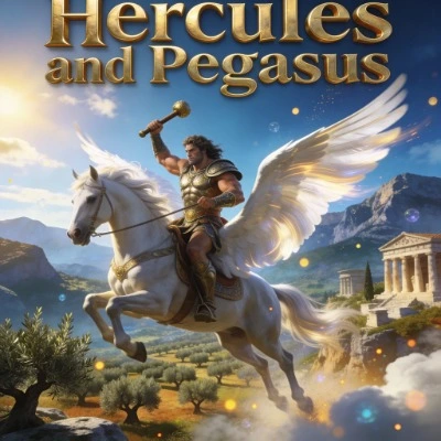 Hercules and Pegasus game image at Casino Purple for online casino players in the United Kingdom